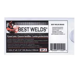 Cover Lens, Scratch/Static Resistant, 4-1/4 in x 2 in, 100% CR-39 Plastic