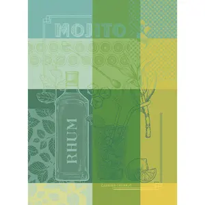 Garnier Thiebaut Mojito Menthe Kitchen Towel Set of 4