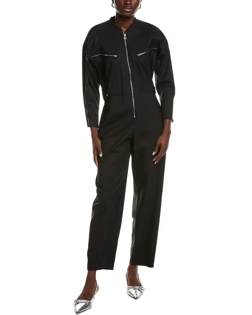 Maje Peter Pan Collar Jumpsuit