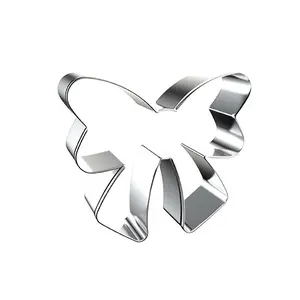 Hardware Baking New Bow-Shaped Stainless Steel Cookie Cutter Cake Mold Cookie Mold