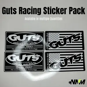 Guts Racing Sticker Pack – OG & American Flag Styles | NONOISEMOTO