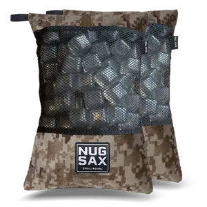 The Desert Storm Duo - (2 pack) Camo Reusable Ice Cubes and Bag
