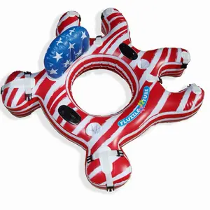 Fluzzle Tube American Flag Open Center (2.5)