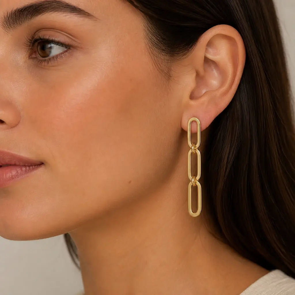 Paperclip Earrings