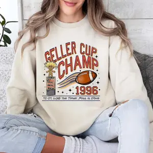 Geller Cup Champ Sweatshirt, Thanksgiving Shirt, Friends Thanksgiving Tee, Friendsgiving Shirts, Football Shirt, Geller Bowl Shirt, Turkey Bowl Shirt