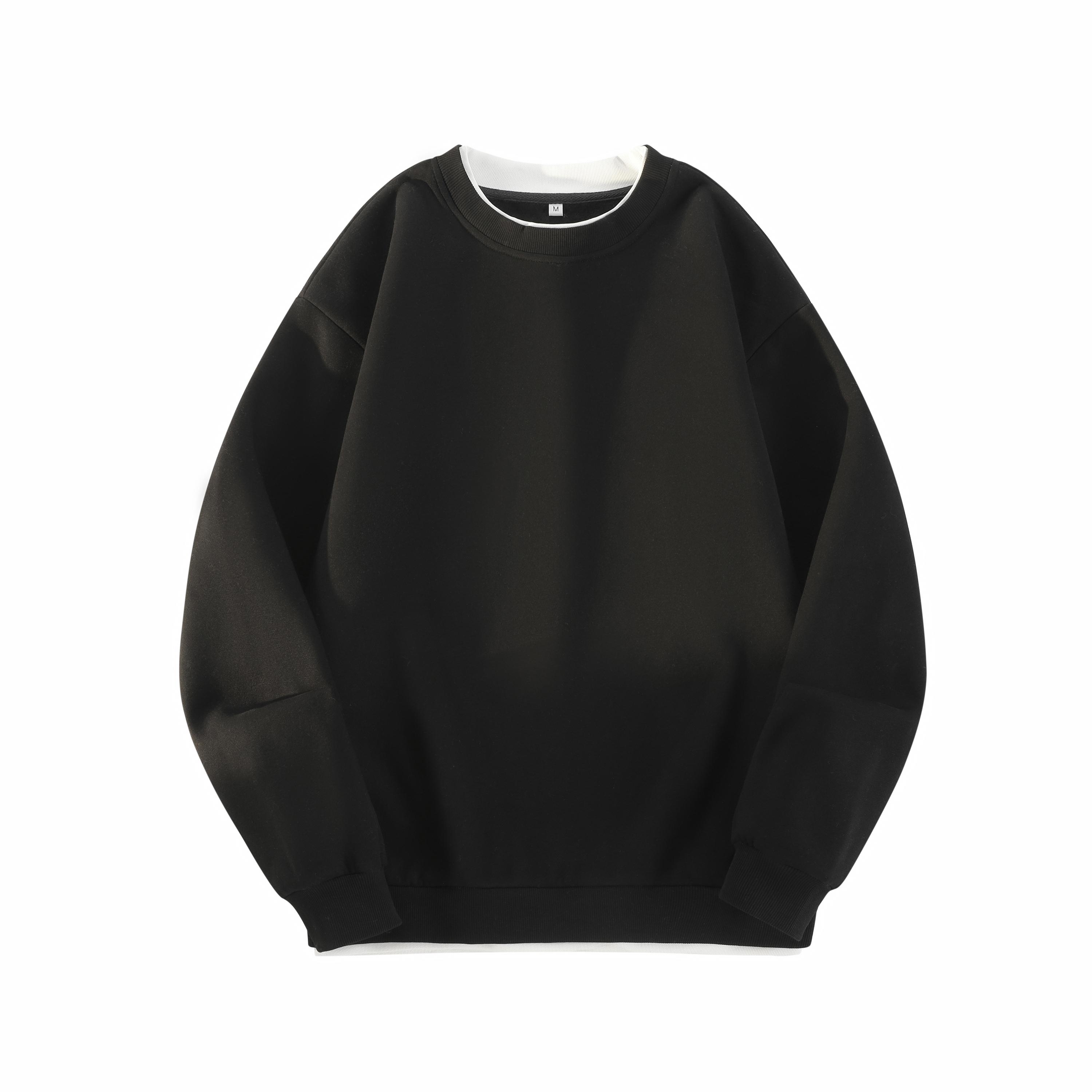3-Pack Men’s Crew Neck Sweatshirts, Casual Long Sleeve Pullovers, Basic Solid Color Athletic Sweatshirts, Casual Basic Sweat Tops for Gym, Running, Outdoor, and Everyday Wear