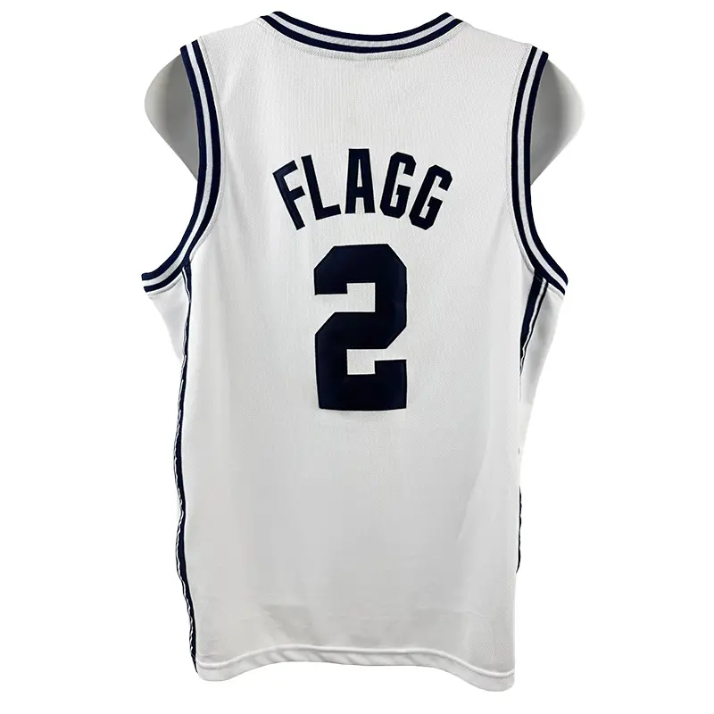 2025 New Men's Duke #2 Basketball Jersey Top, Sewing Embroidery Big Size, Sweat-Absorbent Quick-Drying Activewear, Athletic Bottoms, Outdoor Sportswear Clothing (Dark Blue, White, Black, Light Blue) - High-Quality, Mixed Wholesale Accepted, USA Shipping