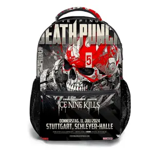 Five-Finger-Death-Punch-Backpacks for Girls, Cute School Backpack for Girls Boys, Aesthetic Bookbag for Teens, Lightweight Classic Backpack for Travel, Work, Picnic A-30