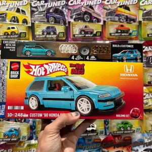 Mattel Brick Shop 90s Honda Civic EF Build kit