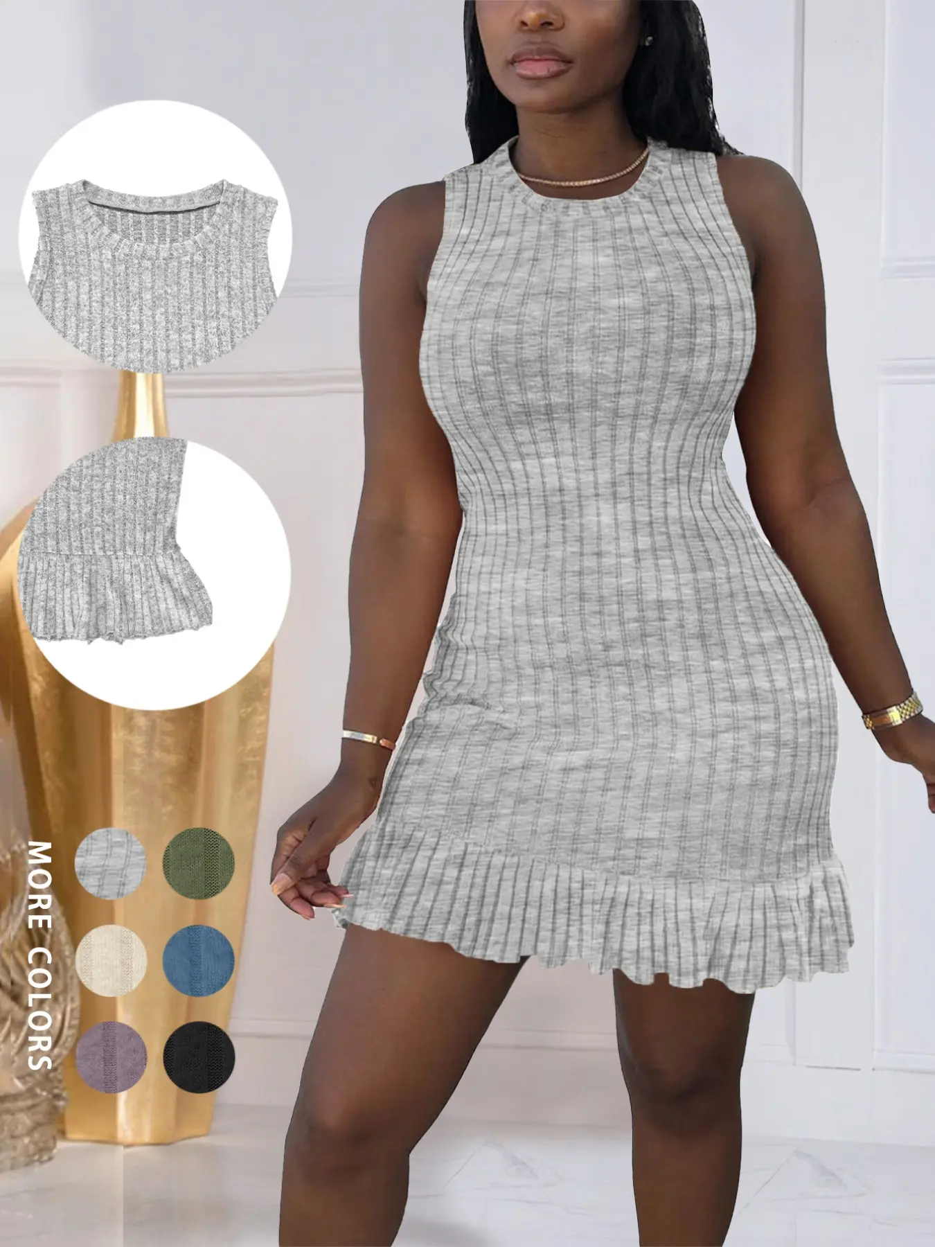Summer Lightweight Solid Color Ruched Bardot Sleeveless Bodycon Dress, Perfect for Daily Commute and Vacation Wear, Casual Fitted Plain Dress, Casual Beach Dress