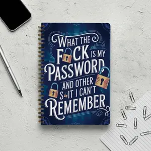 1pc Simple Password Book, Planner Notebook, Minimalist Advanced Address Password Manager With Website Password Quick Access Username And Password Storage Perfect For Home Office Internet Computer Logins, Great Holiday Gifts