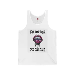 Graphic Unisex Tank Top - Summer Vibes, Statement Wear, LGBTQ+ Pride, Festival Fashion, Casual Chic Fabric Jersey