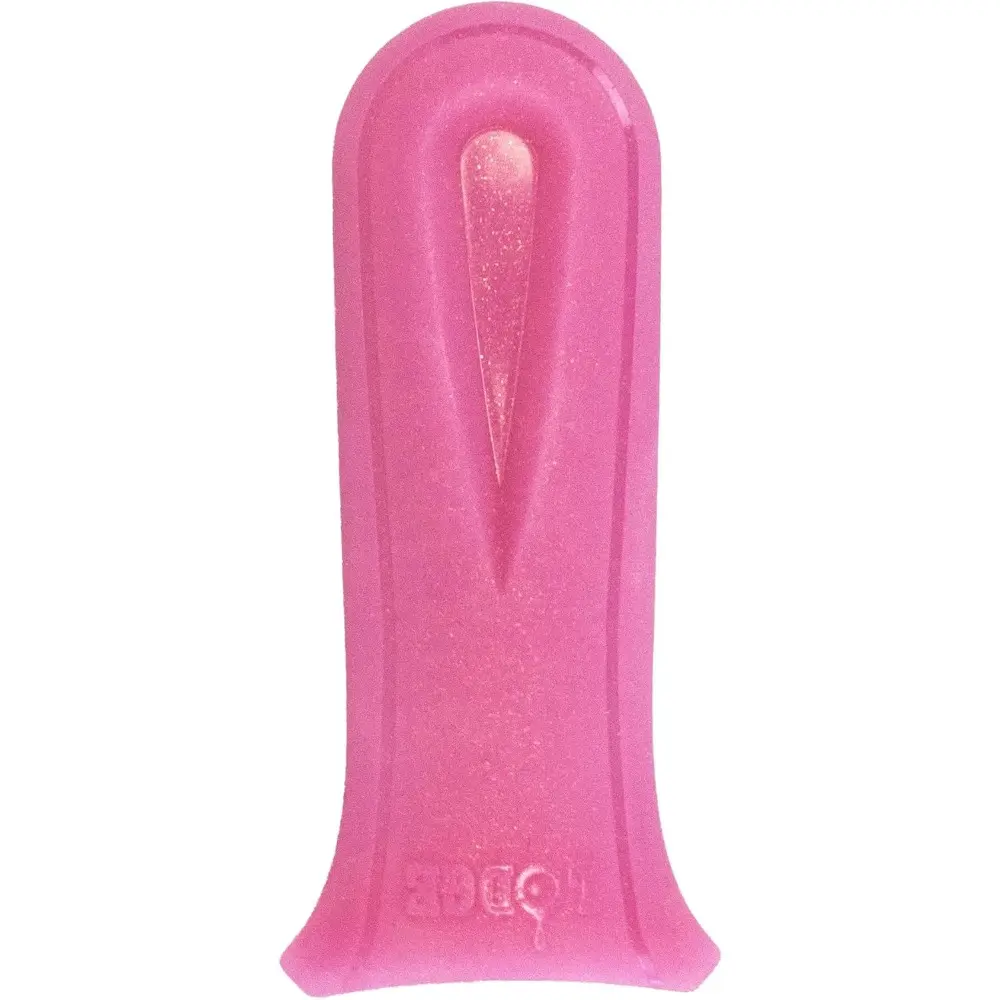 Glitter Heatproof Silicone Hot Handle Holder - Roller Design, 500°F Heat Resistant, PFOA & PTFE Free, Dishwasher Safe, Reusable, Fits 9"+ Cast Iron Skillets, Ideal for Everyday Cooking, Disco Pink