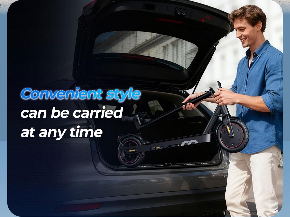 Foldable Lightweight Electric Scooter for Adults – 500W Peak Motor, 21/23 Miles Range, 18/21 MPH, 8.5" Tire & Drum Brake, App Control for Daily Commuting