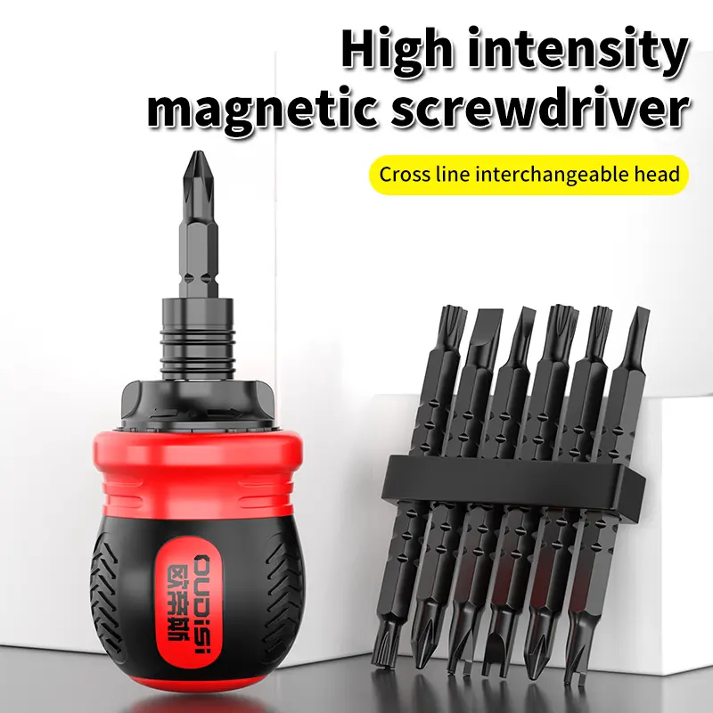 13–34-piece precision screwdriver set with a variety of bit types (Y-shaped, U-shaped, triangular, hexagonal, square, Phillips, and flat), suitable for smartphones and tablets—ideal for use in tight spaces