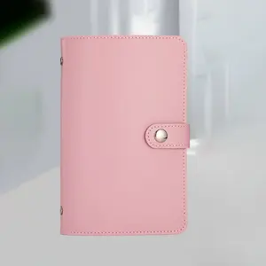 PU Leather Cash Storage Book, 1 Count Large Capacity Cash Storage Notebook with 50pcs Inside, Home Organizer for Money, Photo, Stamp, Bank Card