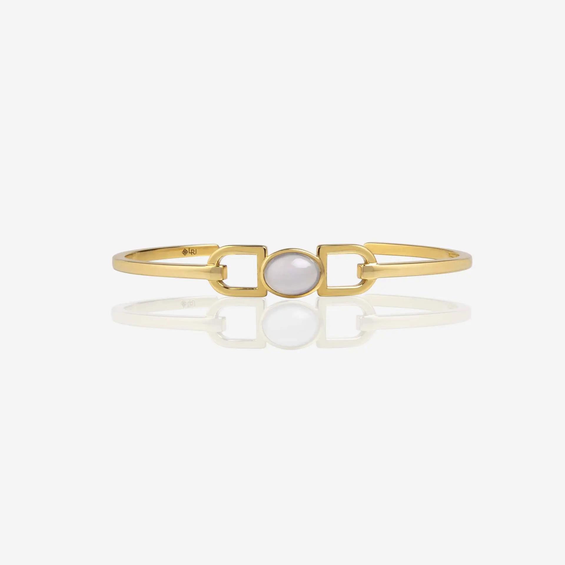 Moonstone Tide Bangle Bracelet
