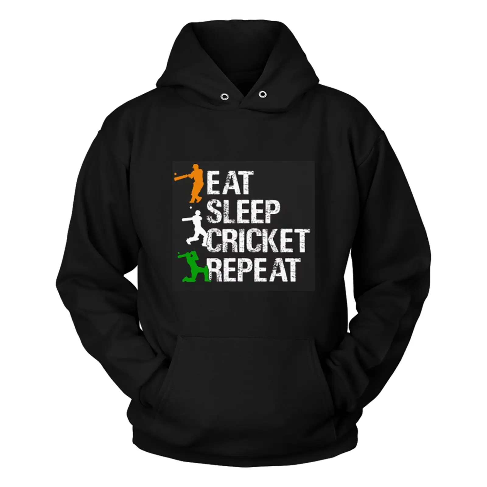 Cricket Gifts Retro Vintage Colors Cricket Players Premium Hoodie Sweaters Long Sleeve T-shirt Casual Menswear Sweatshirt Tops Underwear
