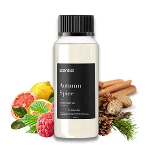 Scentia Autumn Spice Luxury Scent Oil - Fresh Citrus Pine & Warm Vanilla Aroma for Cold Diffusers