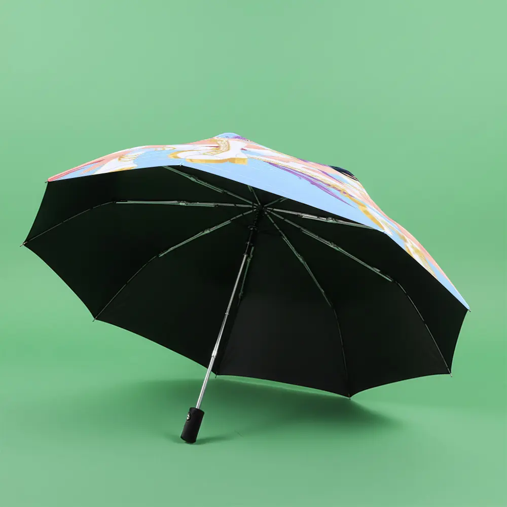 Kpop Demon Theme Style Umbrella, portable and foldable design, 8