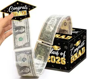 Graduation Gifts, Graduation Money Box, Surprise Grad Money Holder with Pull Out Card, Class of 2026 Funny Cash Gift Ideas for Boys Girls High School College
