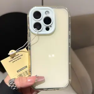Luxury Candy Color Phone Case for IPhone 12 13 14 15 16 Pro Max | Shockproof Bumper Protective Cover