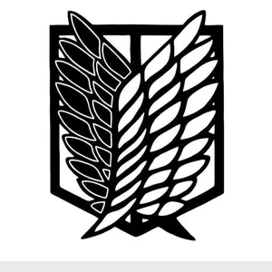Anime aot Decor wings of freedom vinyl decal sticker