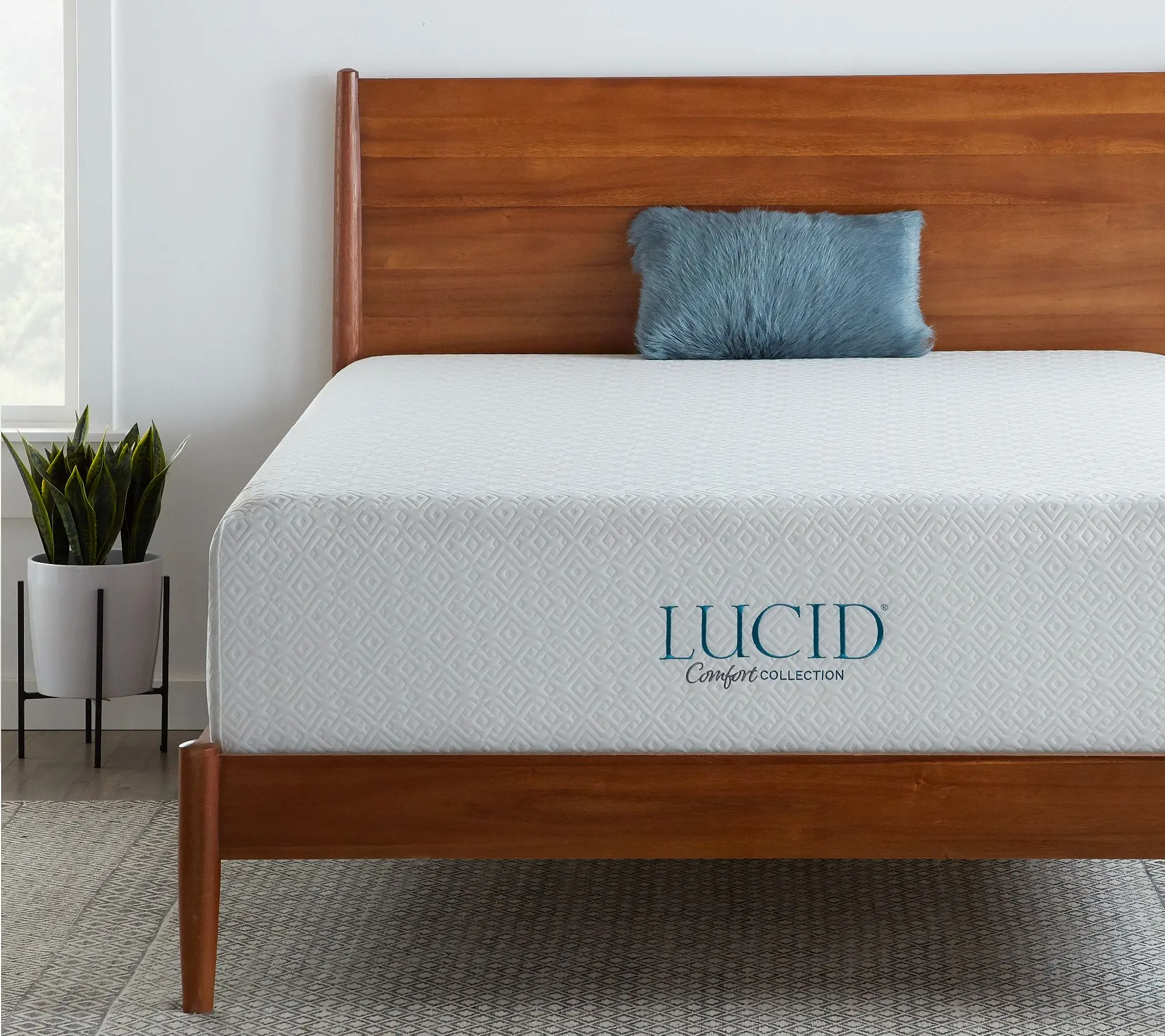 LUCID Comfort Collection 14" Plush Foam Mattress, King LUCID Comfort Collection 14" Plush Foam Mattress, King