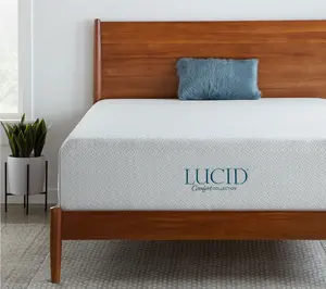 LUCID Comfort Collection 14" Plush Foam Mattress, Queen