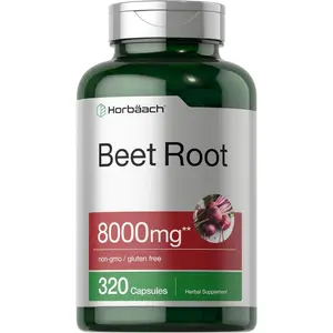 Horbaach Beet Root Capsules 320 Count High Potency Formula