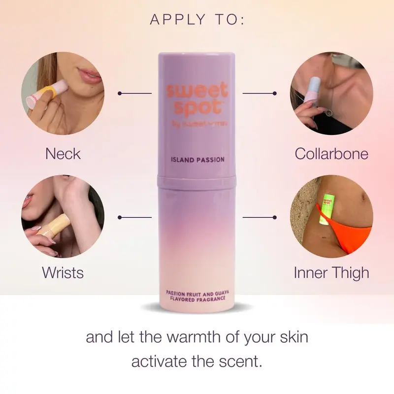 [Sweet Spot] Cherry Bombshell Flavored Solid Fragrance | Scented & Flavored Irresistible Cherry Perfume | Kissable Fragrance | Paraben Free, Mess Free, Gourmand Scent, Top Selling Perfume