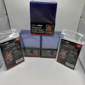 Ultra Pro Toploaders 35pt 3 Packs of 25 for VINTAGE SIZED Cards And Sleeves