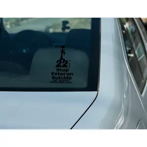 Stop Veteran Suicide Style 1 Decal