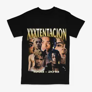 XXXTENTACION EXCLUSIVE GRAPHIC TEE- STREETWEAR - TSHIRT Menswear Short Sleeve T-Shirt Underwear