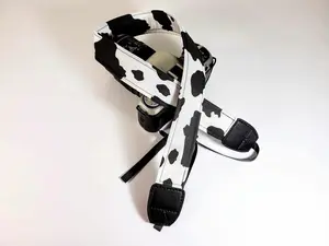 Black and White Cow Camera Strap - Cow Camera Strap - Double Padded Comfortable-