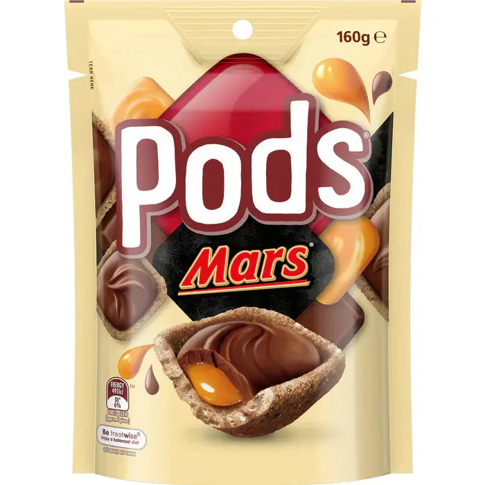 Australian Pods Mars Chocolate Snack & Share Bag Australian Pods Mars Chocolate Snack & Share Bag