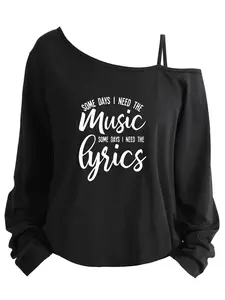 Plus Size Women's Printed Long Sleeve Spaghetti Strap Top, Asymmetrical Neckline, Casual Summer Fashion, Sizes 1-8xl