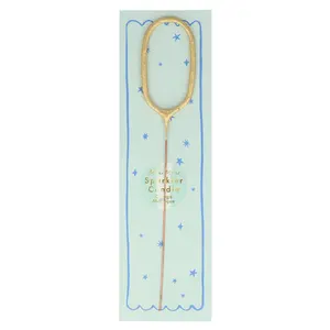 Gold Sparkler Numbers 0 to 9 Candles
