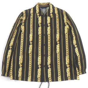 Pre-owned VERSACE Others Small Leather Goods Medusa Chain Blouson Jacket