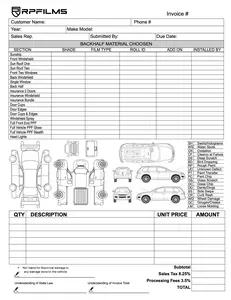 Client Intake Forms 500 Pieces