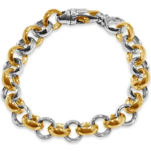 Men's Rolo Link 14k Gold (59gram) or Platinum (96gram) 11.5mm Bracelet 8.5"