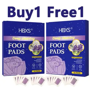 Deep Cleansing Foot Pads for Stress Relief | Better Sleep & Feet Care | With Magnesium Glycinate, Valerian Root | Foot Spa for Achy Feet (10 Patches)