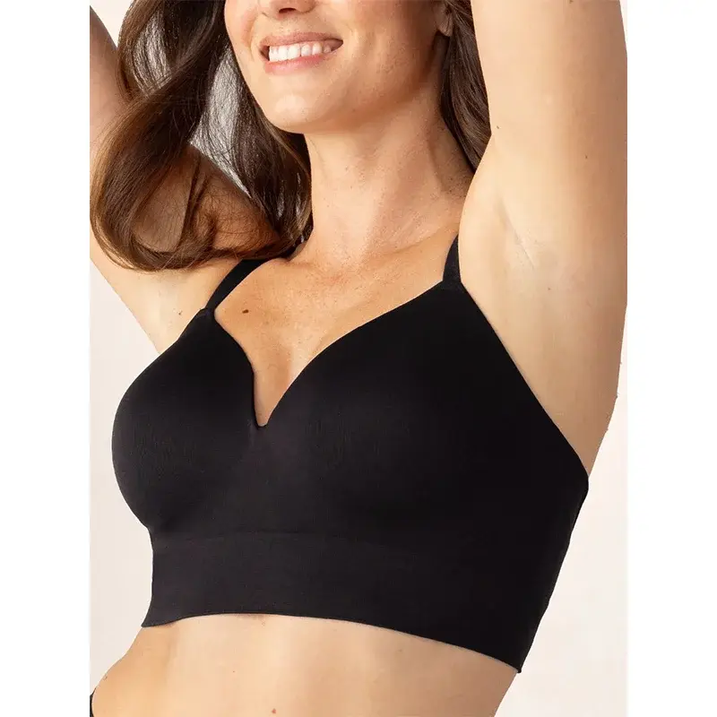 Women'S Sexy Body Shaping plus Size Fixed Cup Bra Supporting Traceless Underwear Comfortable Gather-Up Wireless Bra civissum