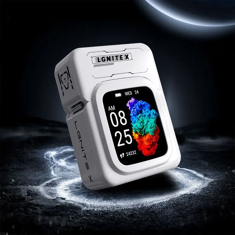 2026 Lighter-Shaped Mini Touch Screen Cordless Bluetooth 5.3 Wireless Speaker - HiFi Stereo TWS Pairing Portable Audio Device, New No-Wire Design, for Smartphones or Tablets, Outdoor Travel Use, Unique Father’s Day Gift for Dad Music Lovers, Wireless Spea