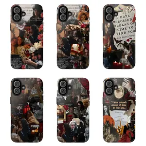6 Styles Dracula Bram Stoker Phone Case, A Love Tale Phone Case Featuring The Dark Romance Of Dracula And His Eternal Love, for Iphone & Samsung Galaxy, Gift for fans, Trending 25 D