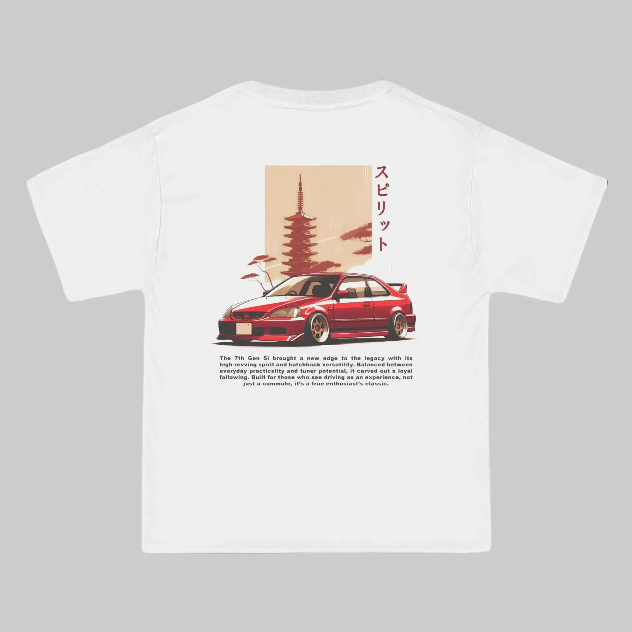 2001–2005 Civic Coupe 7th Gen Graphic Tee - Car Enthusiast T-Shirt Sweatshirt Hoodie 2 Sided