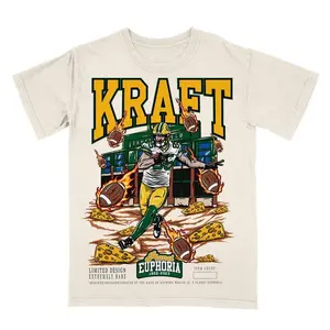 Tucker Kraft Euphoria Retro T-Shirt Vintage Packers Graphic Fan Unisex Tee