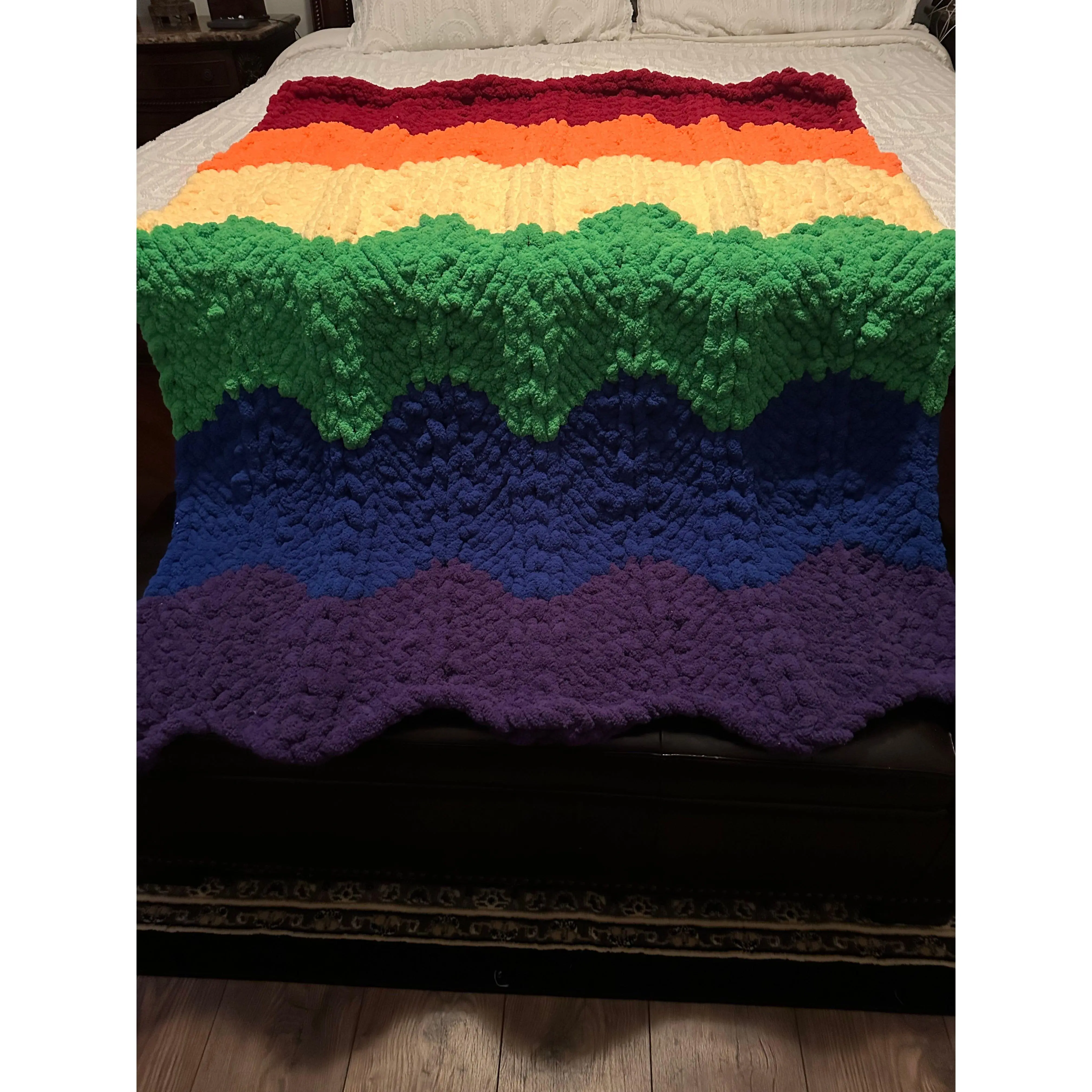 Pride Rainbow LGBTQ Gay Throw Blanket