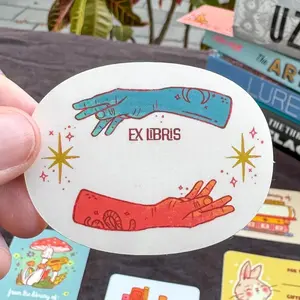 Comfhaus - Magic Hands Bookplate Sticker