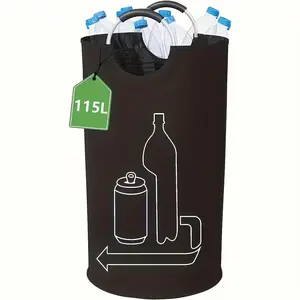 Extra Large 30.38 Gallon Foldable Storage Basket and Laundry Hamper, Eva Hook System, Durable Multi-Purpose Home Organizer